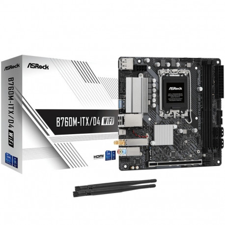 Motherboard B760M-ITX D4 WIFI s1700 2DDR4 mITX M.2 USB-C