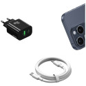 Charger 30W 1xUSB-C 1xUSB-A Fast Charging