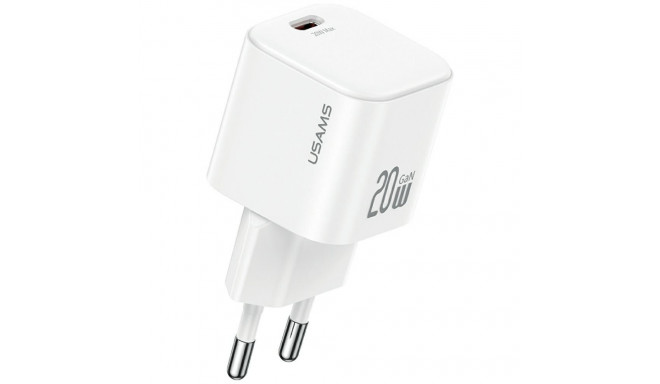 Laadija 20W 1xUSB-C + valge USB-C kaabel
