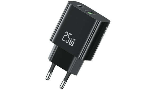 Kiirlaadija 25W 1xUSB-C 1xUSB-A