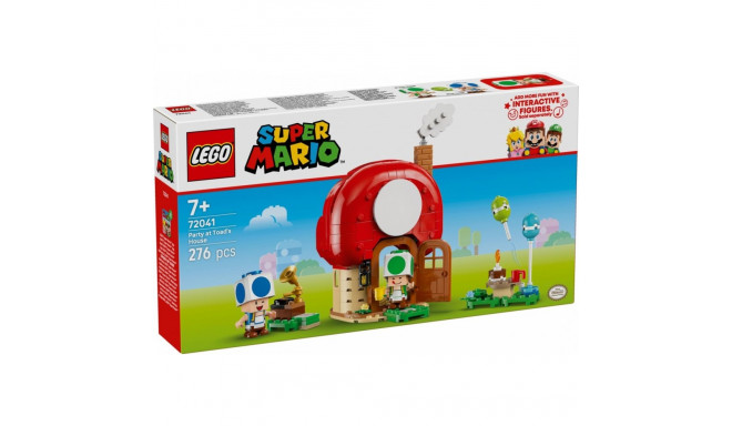 Super Mario 72041 pidu Toadi majas klotsid
