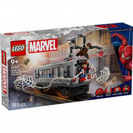 Bricks Super Heroes 76321 Spider-Man vs. Doc Ock Subway Train Scene