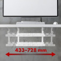 Under-desk cable organizer, MC-102W