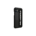 Karl Lagerfeld KLHCP12SSTKLBK iPhone 12 mini 5.4" must kõvakaaneline ümbris