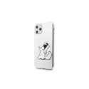 Karl Lagerfeld KLHCN65CFNRC iPhone 11 Pro Max läbipaistev kõvakaaneline Choupette Fun