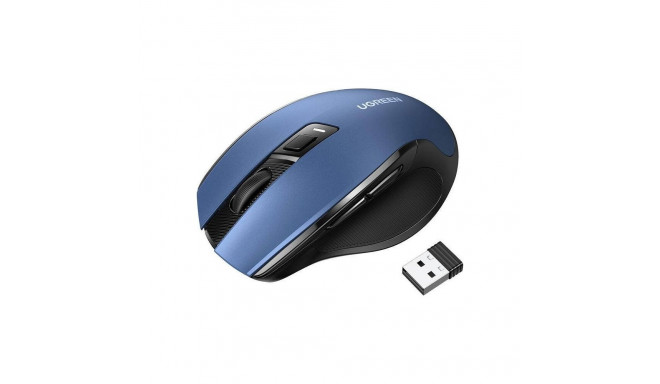 UGREEN MU006 juhtmevaba hiir 2.4 GHz + Bluetooth 5.0 (tumesinine)