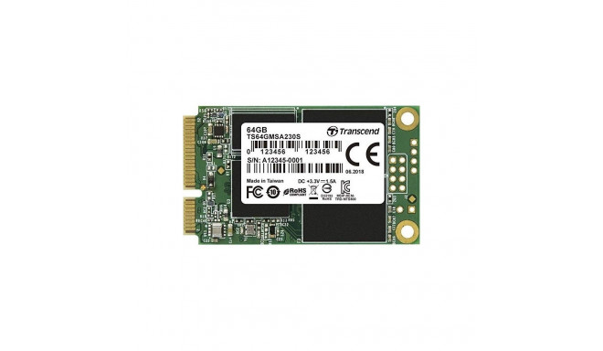 Transcend mSATA SSD 230S 64GB SATA III