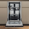 Whirlpool WH6IC11BS7LA0 integreeritud nõudepesumasin 44.8 cm laiusega 11 nõudekomplektile 9 programm