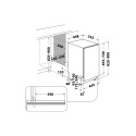 Whirlpool Dishwasher | WH6IC11BS7LA0 | Built-in | Width 44.8 cm | Number of place settings 11 | Numb