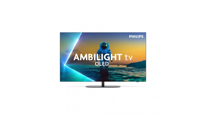 Philips OLED 4K Ambilight TV | 48OLED820/12 | 48 | Smart TV | Google TV | Grey