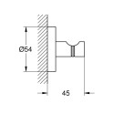 Towel hook GROHE QUICKFIX START 411732430, must matt