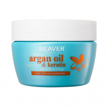 Beaver taastav juuksemask Argan Oil & Keratin 250ml