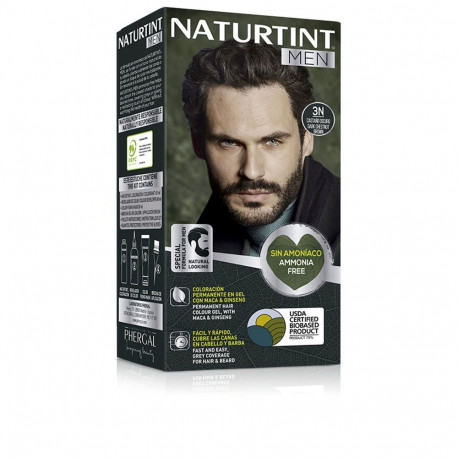 NATURTINT MEN tinte sin amoniaco #3Ncastaño oscuro 1 u
