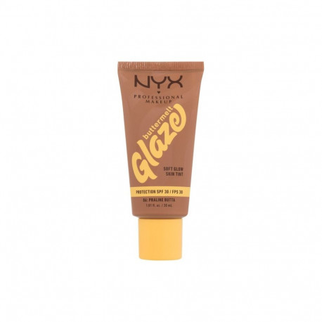 NYX Professional Makeup Buttermelt Glaze Soft Glow Skin Tint (30ml) (06 Praline Butta)