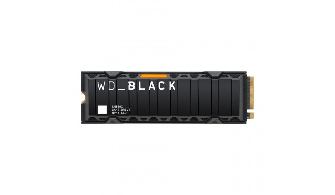 SSD WD Black SN850X HeatSink 1TB M.2 2280 PCIe Gen4 x4 NVMe, Read/Write: 7300/6300 MBps, IOPS 800K/1