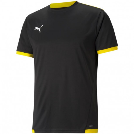 Puma meeste särk teamLIGA Jersey 704917 26 XL, must-kollane