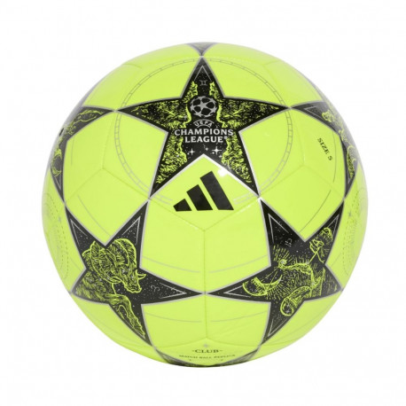 Piłka nożna adidas UCL Club 25/26 League Stage żółto-czarna JP1537 3