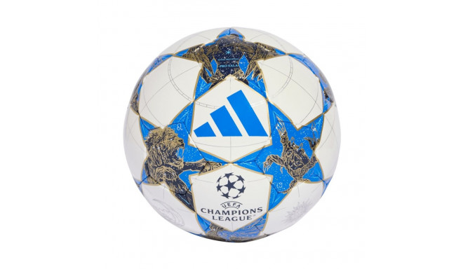 Piłka nożna adidas UCL Pro Sala 25/26 League Stage biało-niebiesko-złota JP1546 FUTS