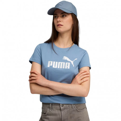 Koszulka damska Puma Ess Metallic No.1 Logo niebieska 631536 34 M
