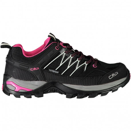 Buty trekkingowe damskie CMP Rigel Low WP czarno-różowe 3Q5445661UE 41