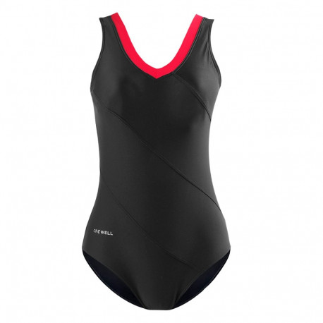 Crowell naiste ujumistrikoo Angie kol.01 48, must-punane