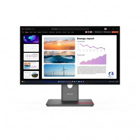 Lenovo monitor ThinkVision P24Q-40 LED 24inch 2560x1440 QHD 120Hz IPS 300cd/m2 1500:1 HDR10 4ms HDMI