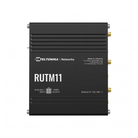 TELTONIKA NETWORKS RUTM11 kahe SIM-kaardiga 4G/LTE/GNSS 4x RJ45-pordiga WiFi ruuter