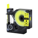 Kleepkirjalint/markeerimislint DYMO A45018 12mm must/kollasel analoog