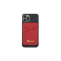 Guess Wallet Card Slot GUWMSSASLRE MagSafe Saffiano red|red