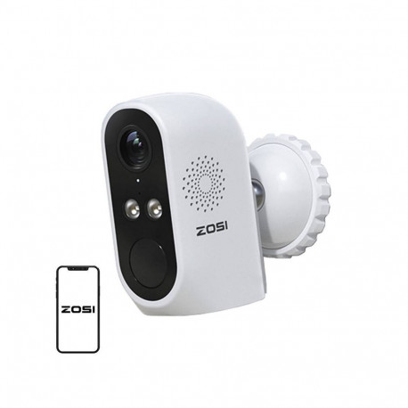 Outdoor IP camera with solar panel ZOSI C1Pro WiFi 3MP IP66
