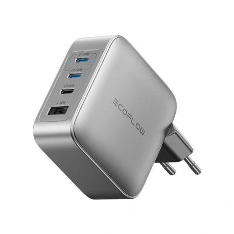 EcoFlow RAPID Pro 140W mains charger, 3xUSB-C, 1xUSB-A, GaN