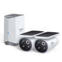 Baseus Security S1 Pro Outdoor Dual Kamera 3K Kit Weiß EU