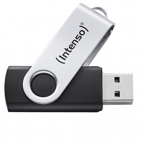 Intenso USB-mälupulk 32GB Office Line USB 3.2, hõbe-must