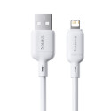 Baseus Silky Series Ladekabel USB auf iP 2.4A 2m Weiß
