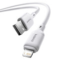 Baseus Silky Series Ladekabel USB auf iP 2.4A 2m Weiß