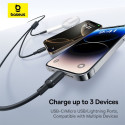 Baseus Rapid Series 3-in-1 USB-A 100W 1,5 m must