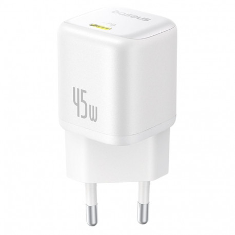 Baseus PicoGo GaN laadija 45W EU valge