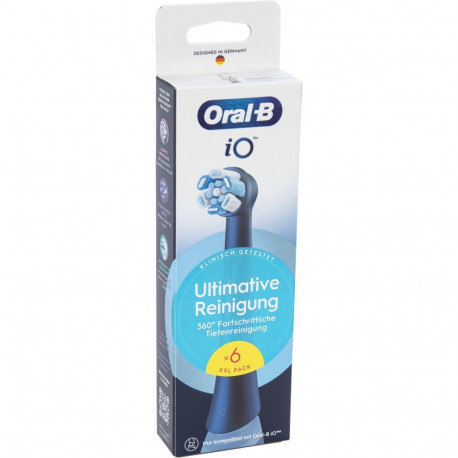 Oral-B iO Toothbrush heads Ultimate Cleaning BLACK 6 pcs.
