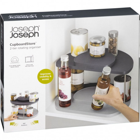 Joseph Joseph CupboardStore 2-korruseline hall pöörlev korraldaja