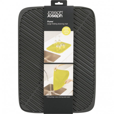 Joseph Joseph Flume Grey Dish Draining Mat