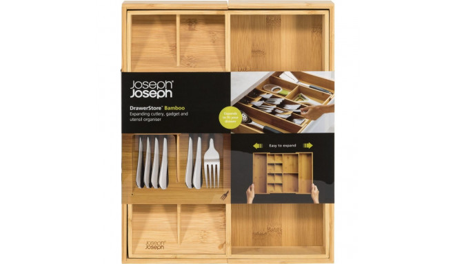 Joseph Joseph DrawerStore Bamboo Exp.Cutlery,Utensil&Gadgets Org.