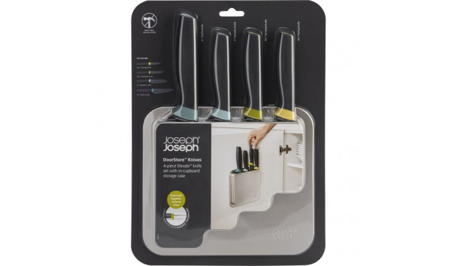 Joseph Joseph DoorStore 4-piece Opal Kitchen Knives Set