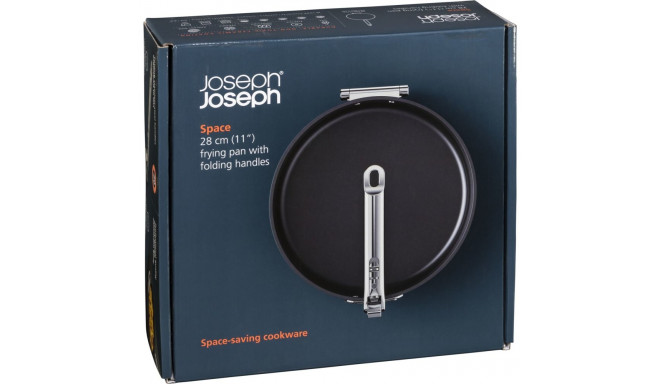 Joseph Joseph Space Fold.Handle Ceramic NS 28cm Blue Frying Pan