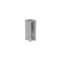 RACK CABINET 19" FREE-STANDING 47U/800X1000 (FLAT PACK) WITH GLASS DOOR LCD GREY LANBERG V2