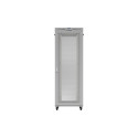 RACK CABINET 19" FREE-STANDING 47U/800X1000 (FLAT PACK) WITH MESH DOOR LCD GREY LANBERG V2