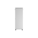 RACK CABINET 19" FREE-STANDING 47U/800X1000 (FLAT PACK) WITH GLASS DOOR LCD GREY LANBERG V2