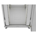 RACK CABINET 19" FREE-STANDING 47U/800X1000 (FLAT PACK) WITH MESH DOOR LCD GREY LANBERG V2
