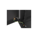 RACK CABINET 19" WALL-MOUNT 9U/600X600 FOR SELF-ASSEMBLY WITH METAL DOOR BLACK LANBERG (FLAT PACK)