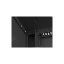 RACK CABINET 19" WALL-MOUNT 9U/600X600 FOR SELF-ASSEMBLY WITH METAL DOOR BLACK LANBERG (FLAT PACK)