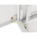 RACK CABINET 19" WALL-MOUNT 6U/600X600 FOR SELF-ASSEMBLY WITH METAL DOOR GREY LANBERG (FLAT PACK)